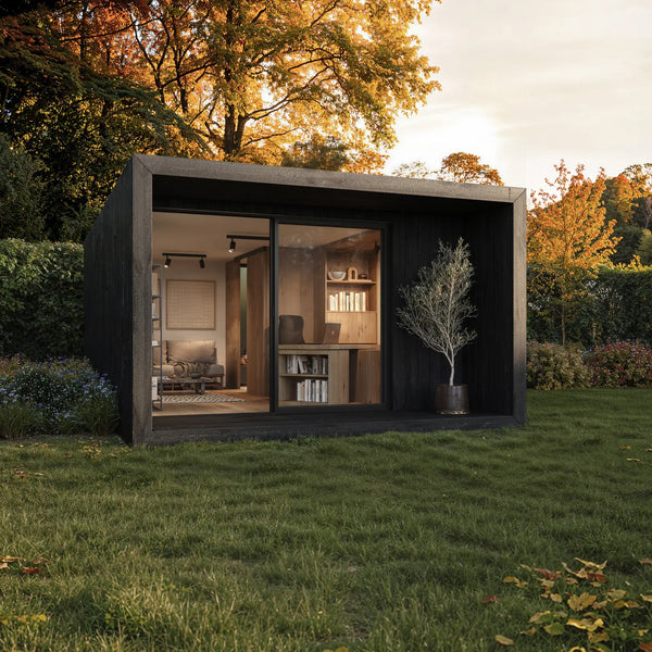 Porch with flat roof