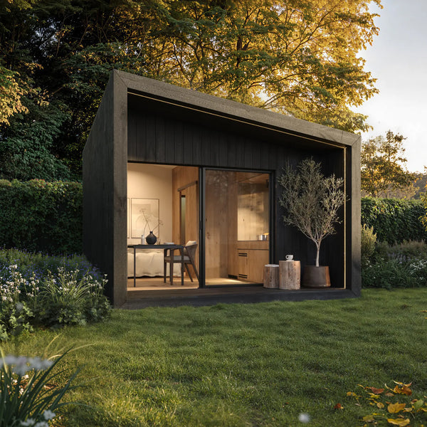 Porch with pitched roof