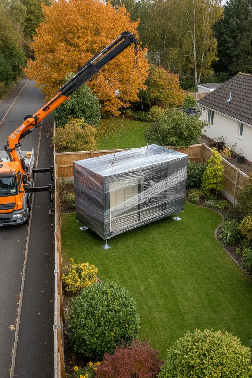 NOOK delivery by crane truck