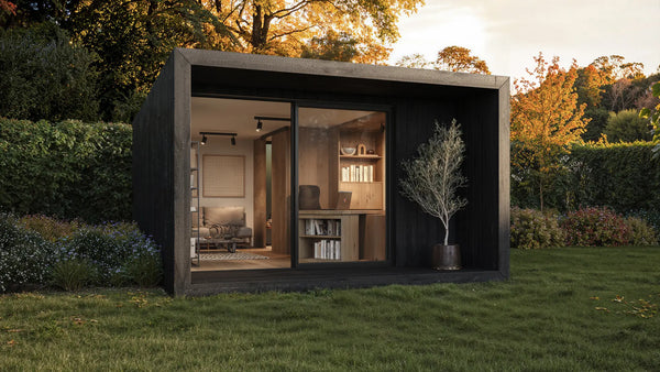 Porch with flat roof