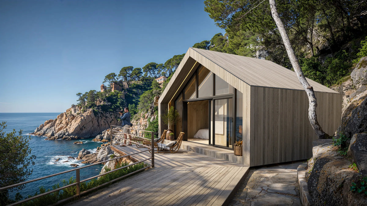 Visualisation of the Zenith on a deck by the sea